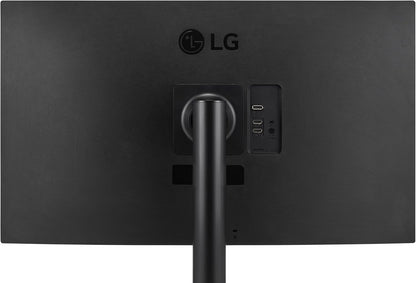 LG 32" 4K UHD Monitor, HDR10, HDMI/DP, Adjustable Stand - Black 32UR550K-B.AUS