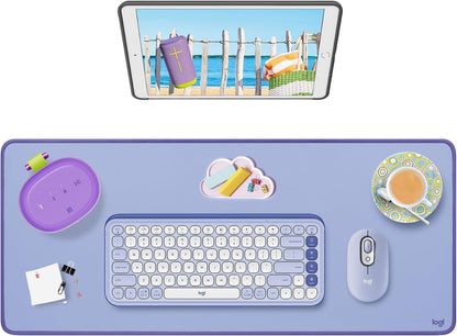 Logitech Studio Series Non-Skid Desk Mat, Lilac 956-000148