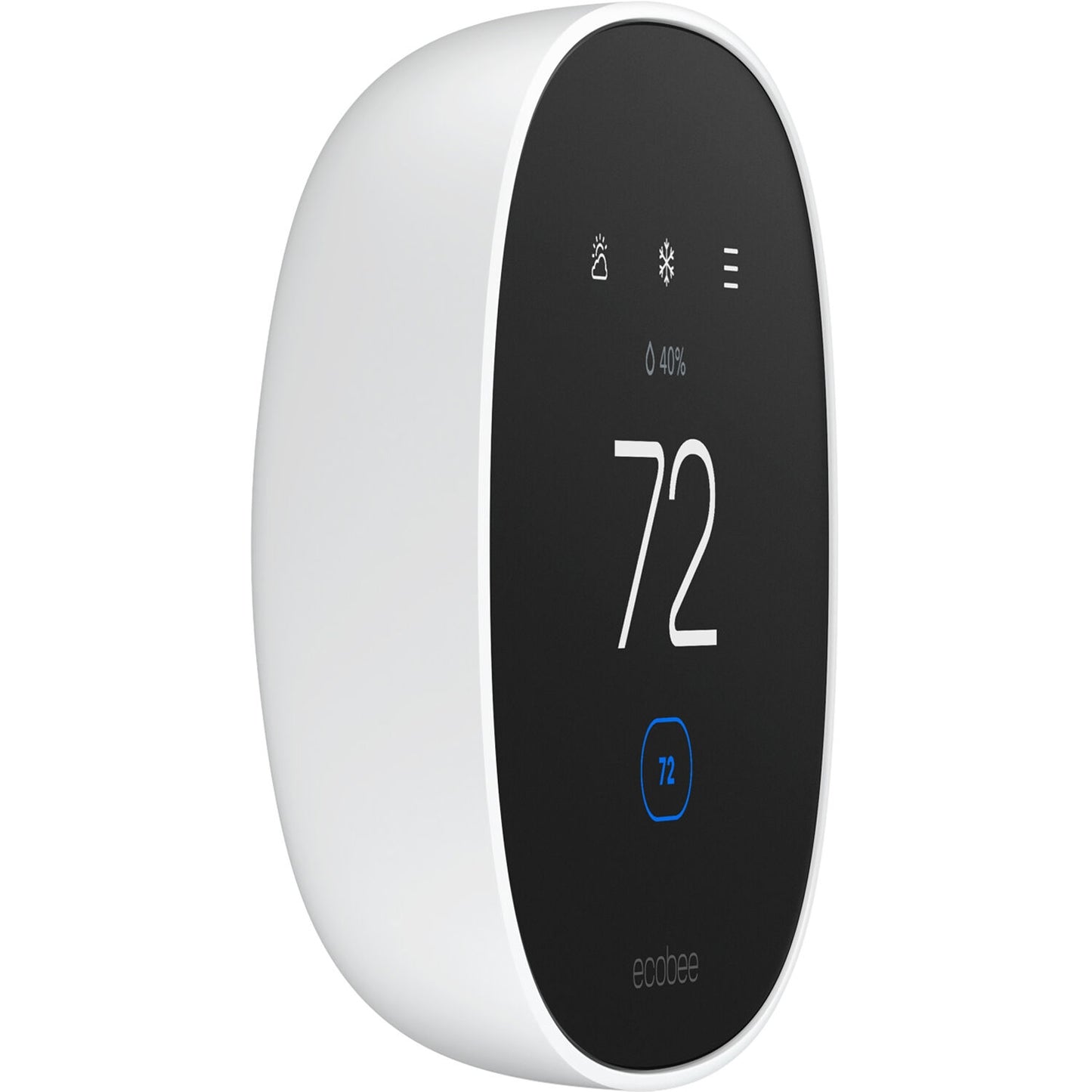 ecobee - Smart Thermostat Essential - Programmable Wi-Fi Thermostat - Works with Siri, Alexa, and Google