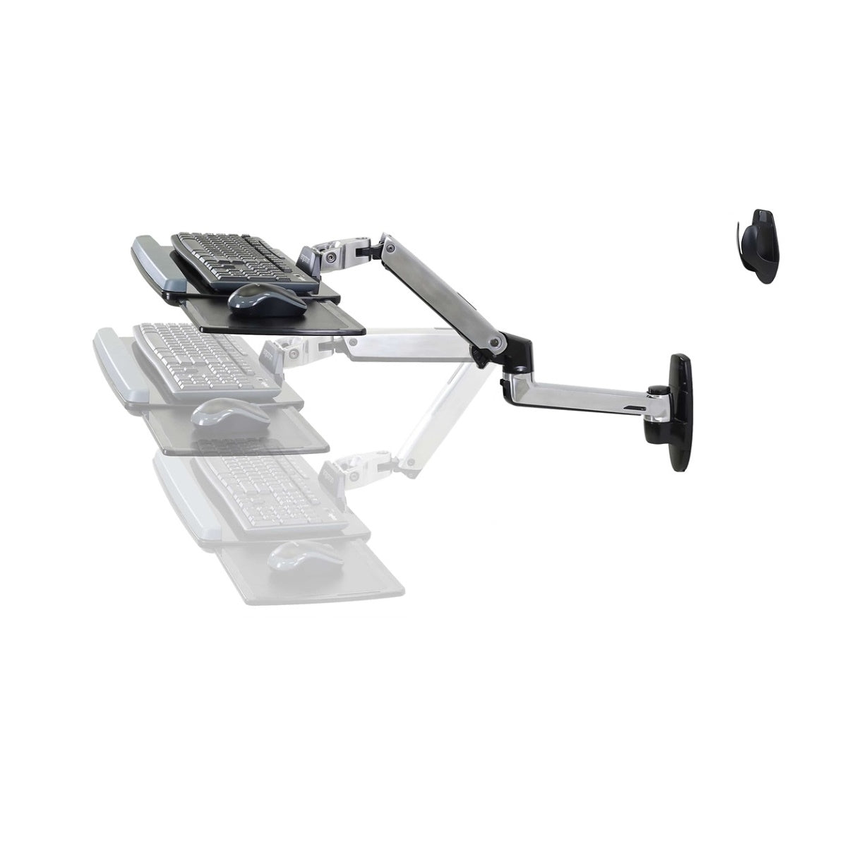 Ergotron LX Wall Mount Keyboard Arm 45-246-026