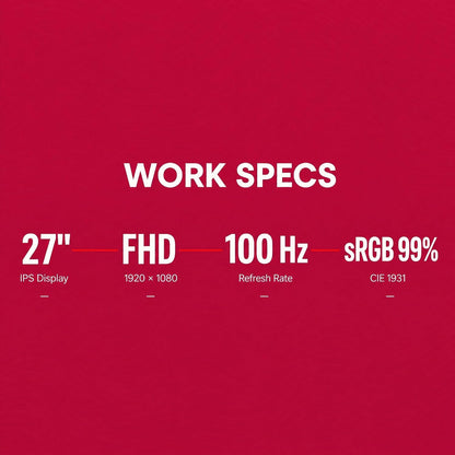 LG 27BA450-B 27" 16:9 5ms Full HD 1920 x 1080 at 100 Hz Monitor HDMI | DisplayPort | VGA