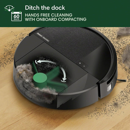 iRobot Roomba 205 DustCompactor Cordless Vacuum U112020 5.8" Cleaning Path Black