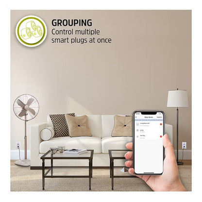 Energizer Connect Smart Wi-Fi Indoor Plug, 2 pk. EIX3-1003-PP2