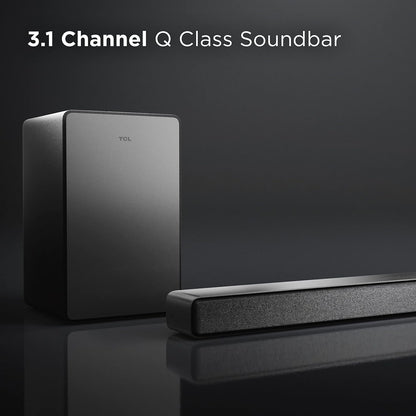 TCL Q Class Premium 3.1 Ch Sound Bar with Subwoofer DTS Virtual:X - Black Q6310