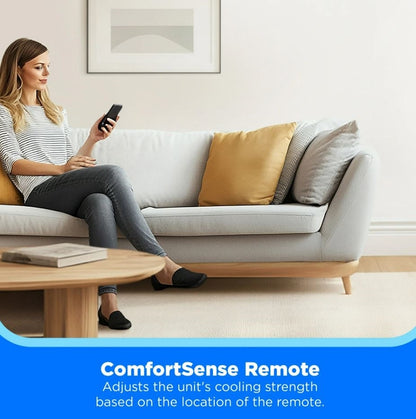 Midea 10,000 BTU DOE Smart Portable Air Conditioner 450 sq. ft., 3-in-1 Comfort: Cools, Ventilates, & Dehumidifies, Voice Control: with Alexa, Google Assistant MAP10S1XWBL