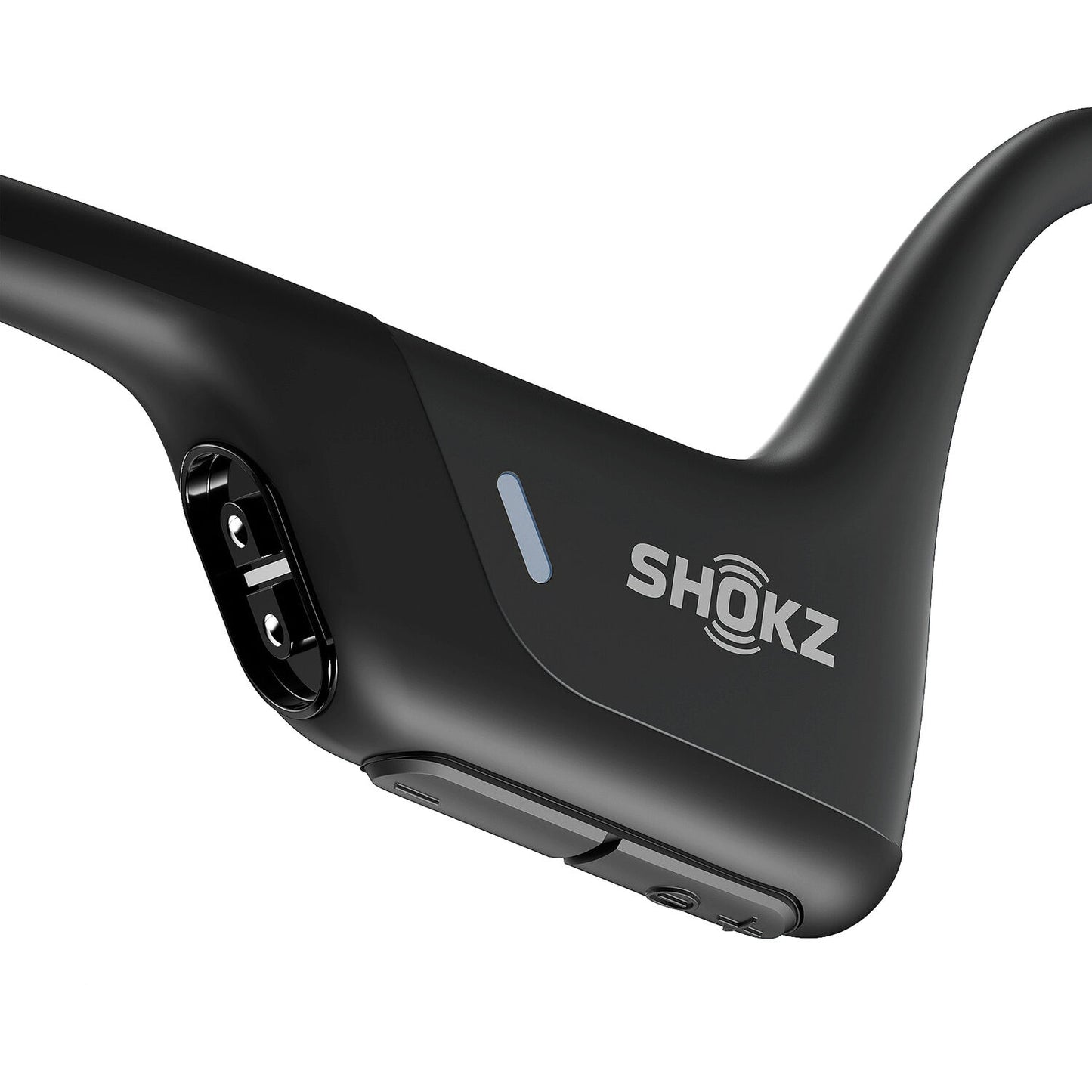 Shokz OpenRun Bone Conduction Open-Ear Endurance Headphones Black S803-ST-BK-US