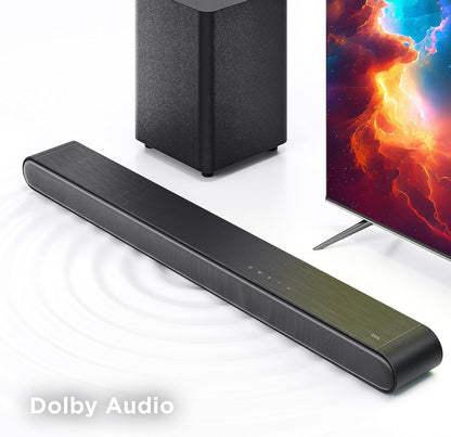 TCL S Class 3.1 Ch Sound Bar DTS Virtual: X with Wireless Subwoofer S4310