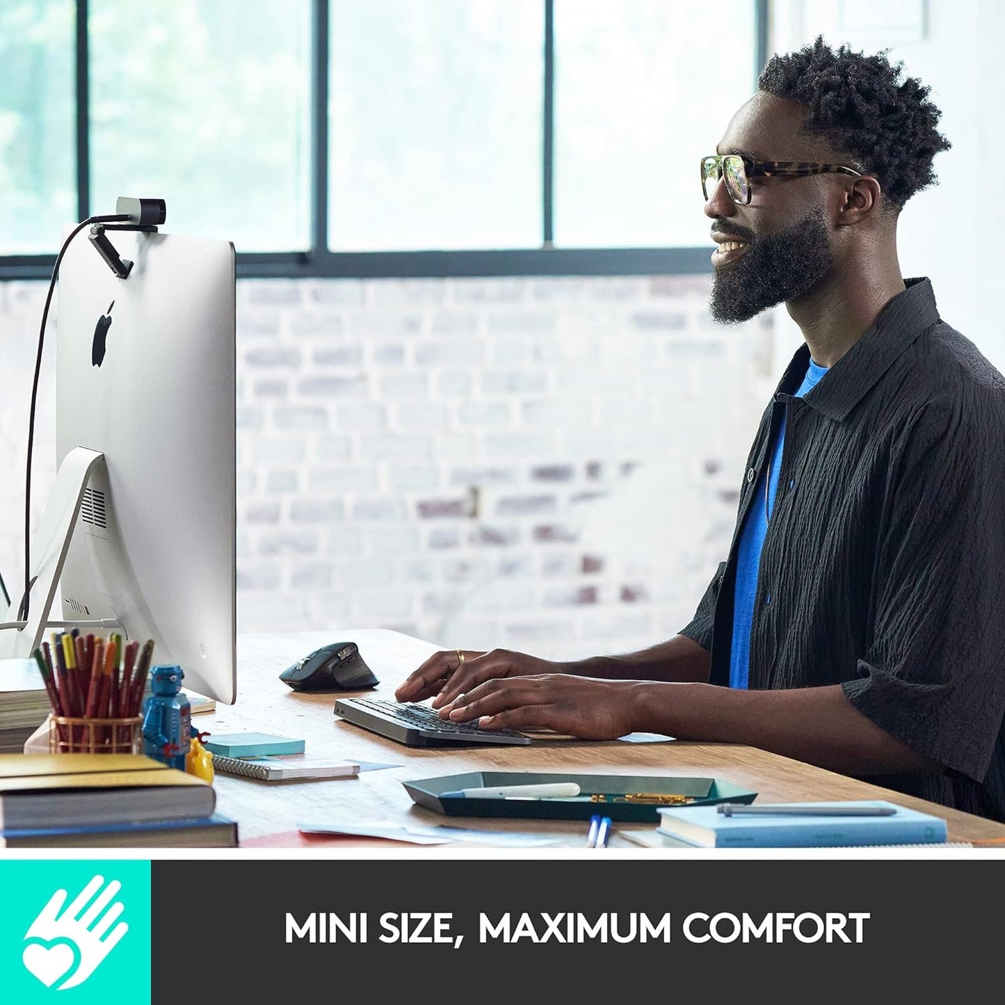 Logitech MX Keys Mini Wireless Keyboard Illuminated Compact, Bluetooth Graphite English 920-010388