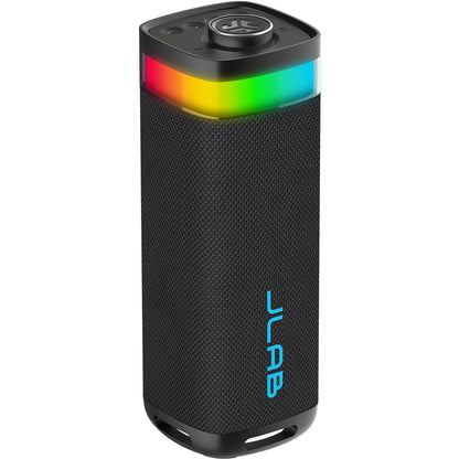 JLab JBuds Party Portable Bluetooth Speaker with Multicolored LED Light Ring 30W Black SBJBUDSRBLK62