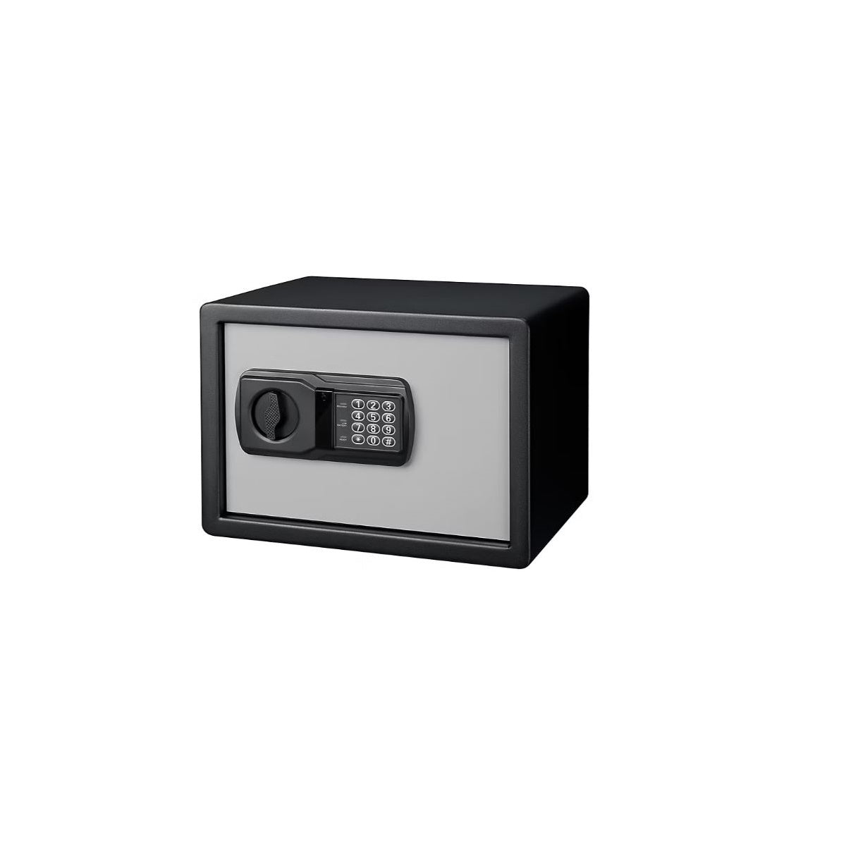 Fortress Personal Safe Electronic Lock Rounded Edges 2 Tone Black/Gray 44E20BG