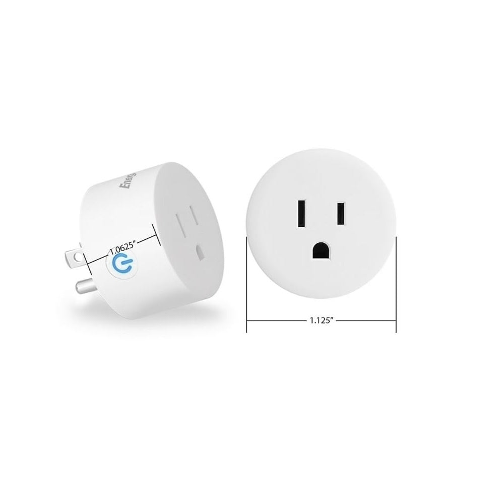 Energizer Connect Smart Wi-Fi Indoor Plug, 2 pack. EIX3-1003-PP2