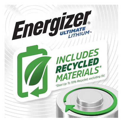 Energizer Ultimate Lithium AA Batteries, Double A Batteries, 18 ct.