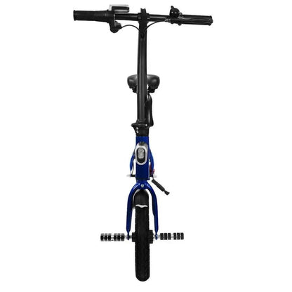 Swagtron SwagCycle SCE-1 Envy 250W Electric Bike Blue Collapsible Frame 36860-4