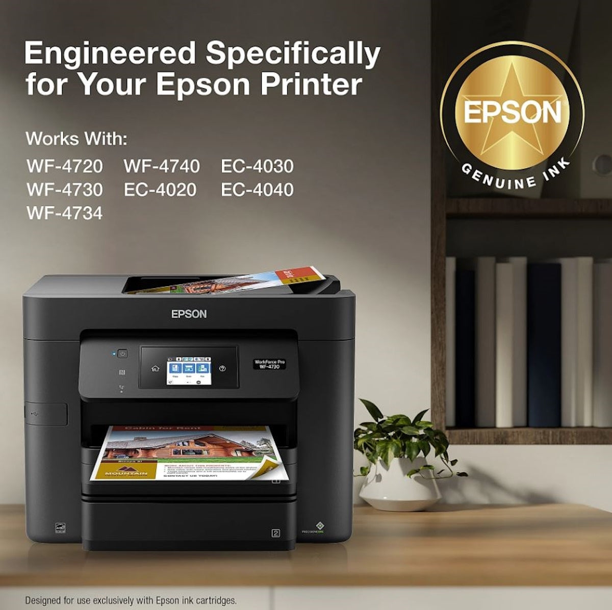 Epson T802XL/T802 Black High Yield & Cyan/Magenta/Yellow Standard Yield Ink Cartridge