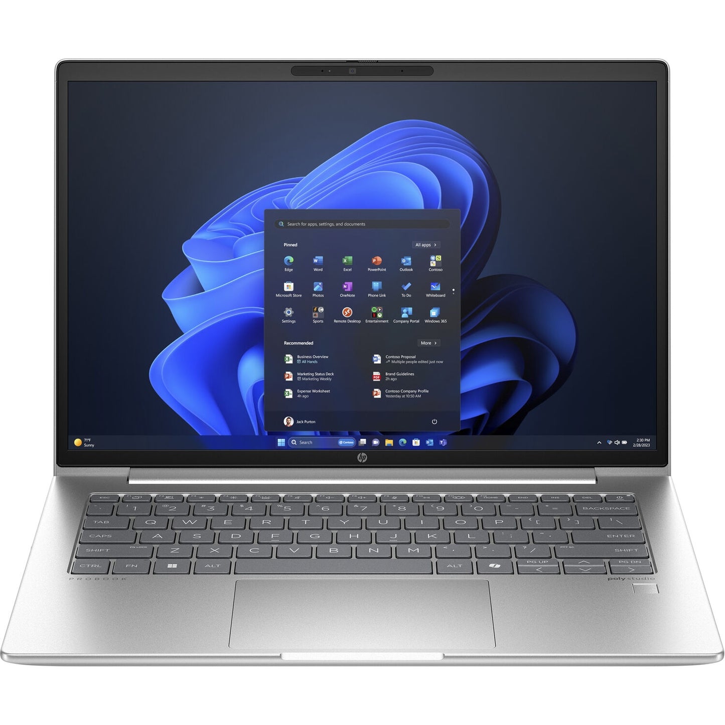 HP ProBook 445 G11 14" Touchscreen Notebook - WUXGA - AMD Ryzen 7 7735U - 16 GB/512 GB SSD - Win 11 Pro A1SY9UT#ABA