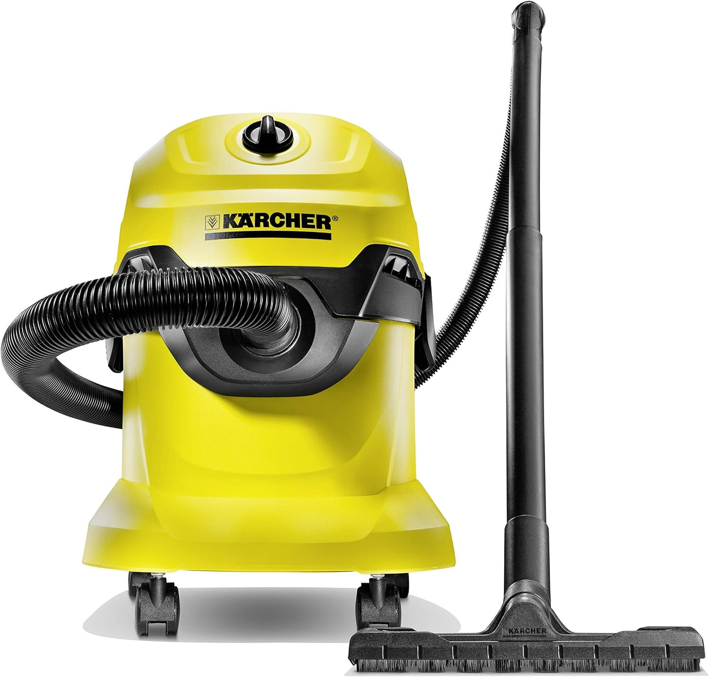 Karcher - WD 4 Wet-Dry Shop Vacuum Cleaner - with Attachments - Blower Feautre, Compact Space-Saving Design - 5.3 Gallon - 1100W