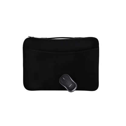 Logitech 16" Laptop Sleeve with M185 Wireless Mouse – Black 910-007180