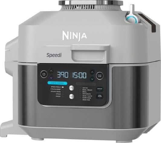 Ninja Speedi Rapid Cooker & Air Fryer, 6-QT Capacity, 12-in-1 Functionality, 15-Minute Meals All In One Pot - Light Gray SF303CO