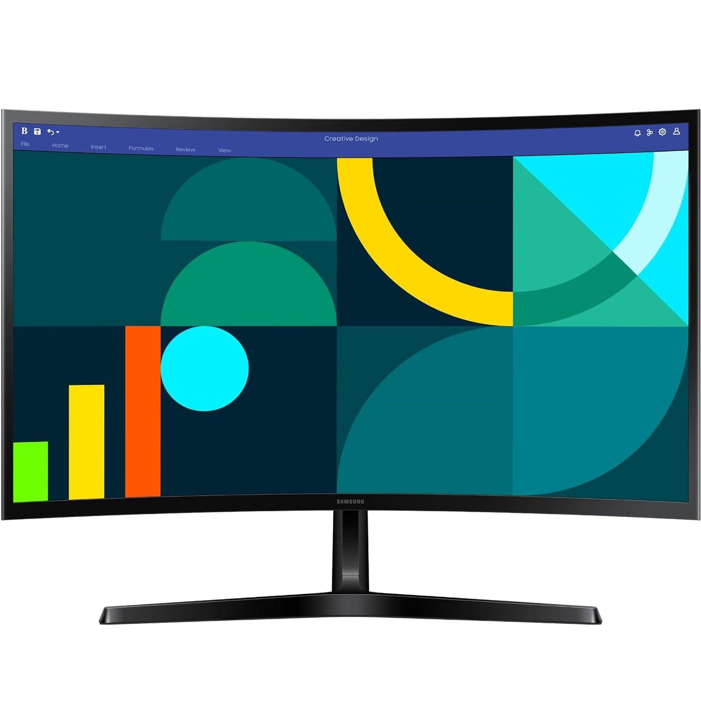 Samsung 27" 100Hz Essential S3 (S36GD) Series FHD 1800R Curved Computer Monitor LS27D366GANXZA