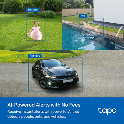 TP-Link Tapo C425 V2 Solar-Powered Smart Wire-Free Security Camera Kit