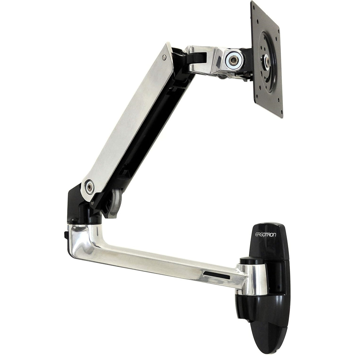 Ergotron LX Wall Mount Monitor Arm Polished Aluminum 45-243-026