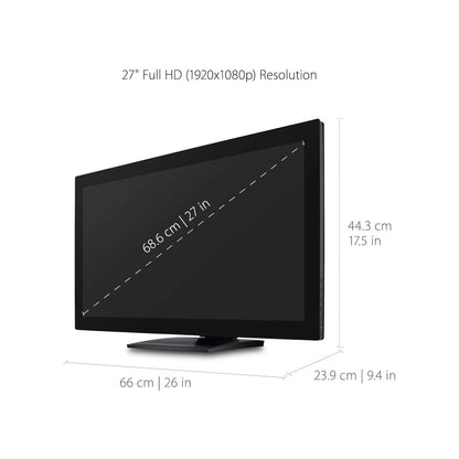 ViewSonic - TD2760 27" 1080p 60Hz 12ms  LED FHD Touch Screen Monitor (HDMI, VGA) - Black