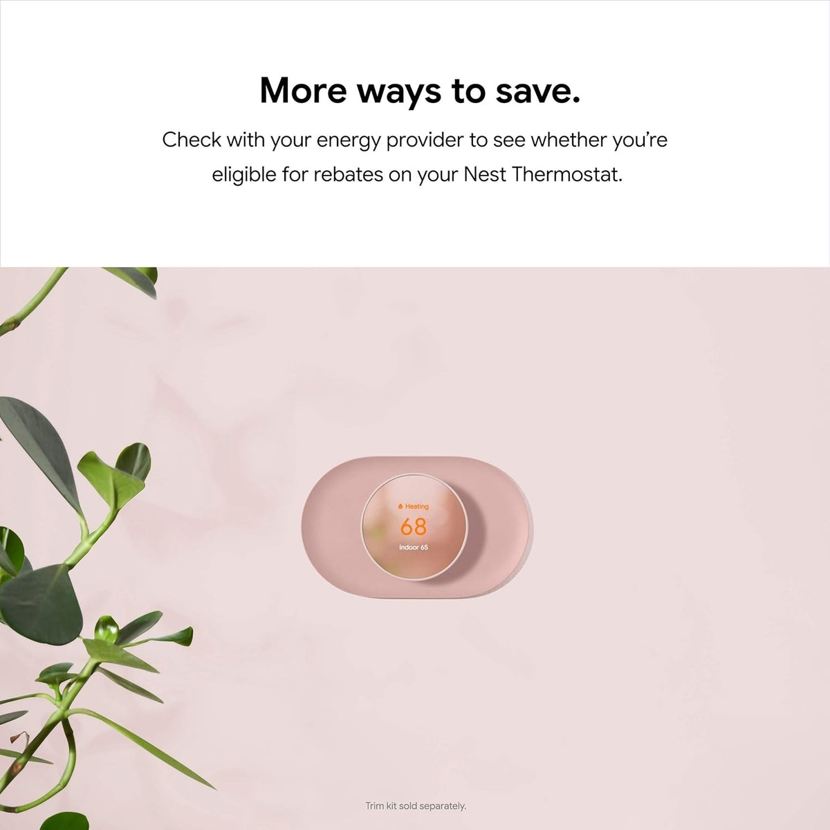 Google Nest Smart Programmable Wi-Fi Thermostat Snow GA01334