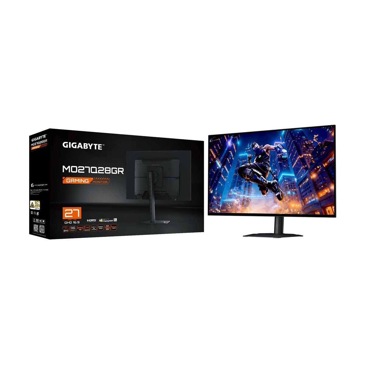 GIGABYTE MO27Q28GR 27" 2560x1440, 280Hz, 0.03ms W-OLED QHD AMD Freesync Premium Pro Gaming Monitor