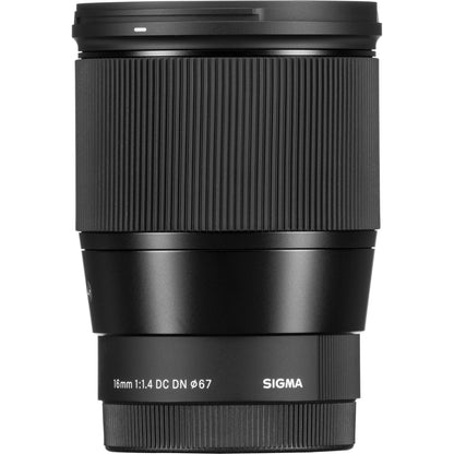 Sigma 16mm f/1.4 DC DN Contemporary Lens for Sony E (402965) Black