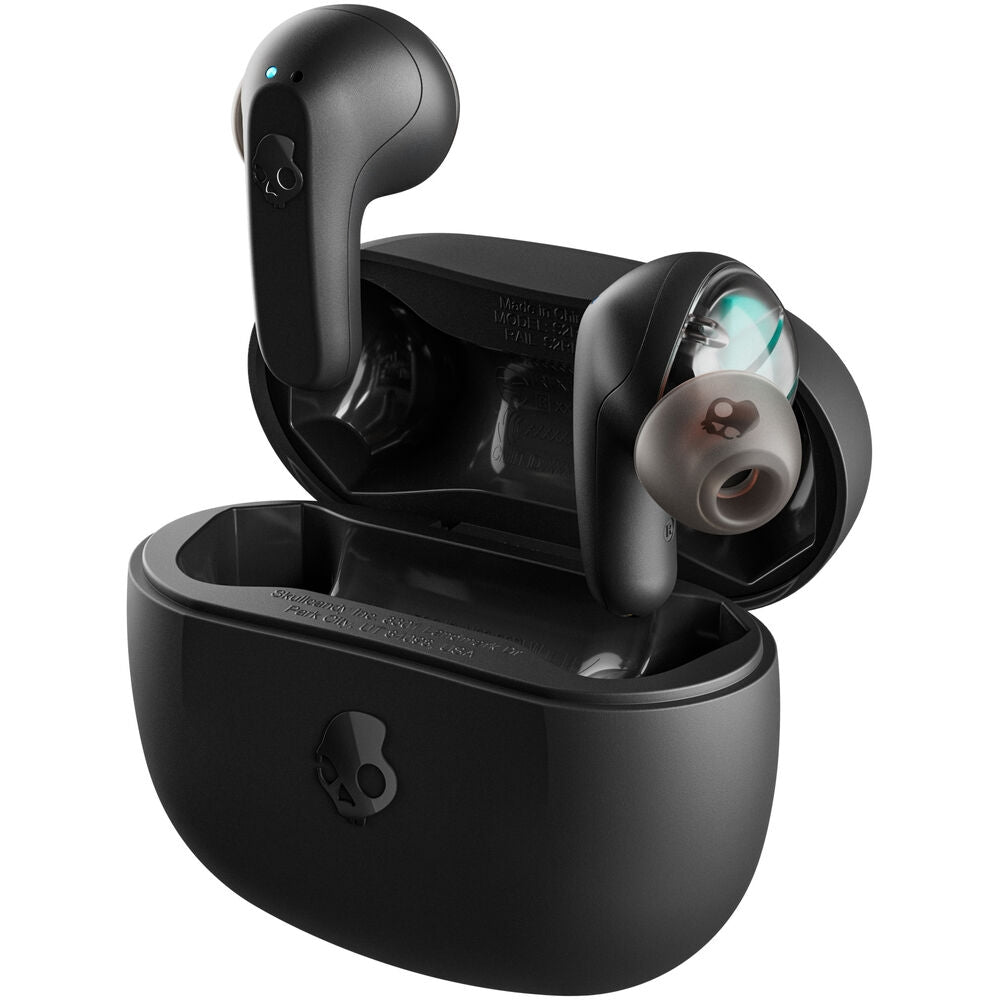 Skullcandy Rail In-Ear Headphones True Wireless Bluetooth Black S2RLW-Q740