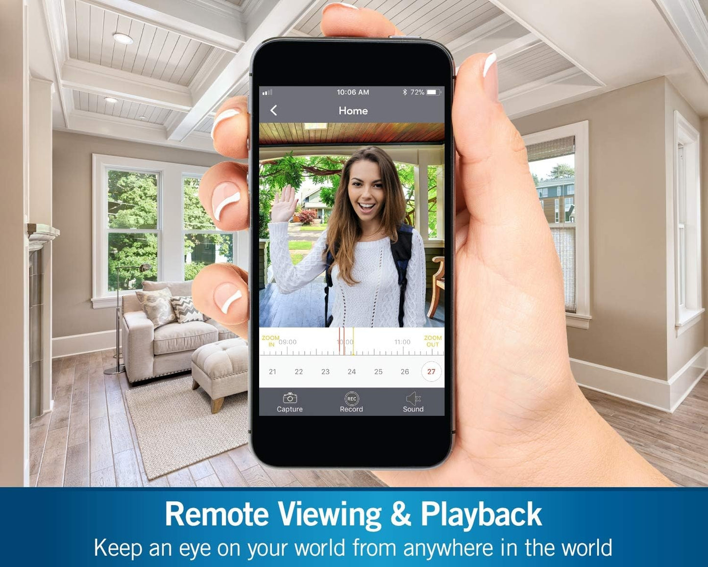 Night Owl Full 1080p HD Smart Video Doorbell with Night Vision, 2-Way Audio, Remote Viewing Mobile App, Real-Time Alerts CL-2WDMC