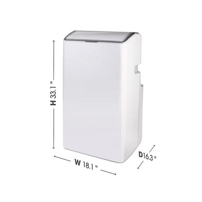 Hisense 12000-BTU DOE 115-Volt Vented Wi-Fi 550 sq ft. Portable AC AP1222CW1W