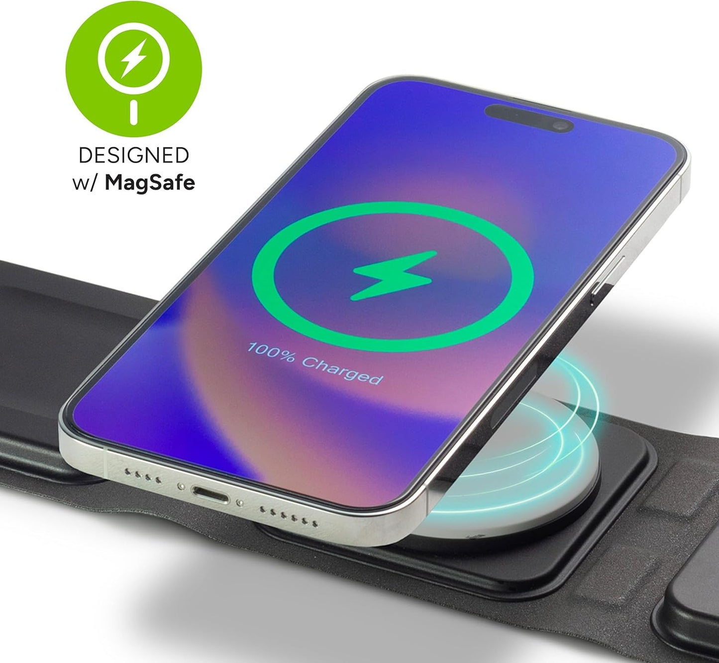 Mophie 3-in-1 Travel Charger with MagSafe WRLS-TRIFOLD-MS-WATCH-A