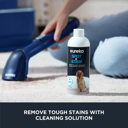 EUREKA Portable Carpet and Upholstery Cleaner, Spot Cleaner for Pets, 50.7oz Large Water Tank, NEY100 with Cleaning Formula, Blue