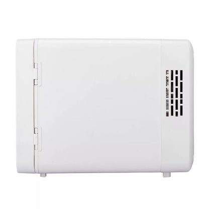 Frigidaire Gallery 9 Can or 6 Liter, Beauty Lighted Mirror Fridge White EFMIS172-C-WHITE, Includes 110V home power cord & 12V DC car adapter