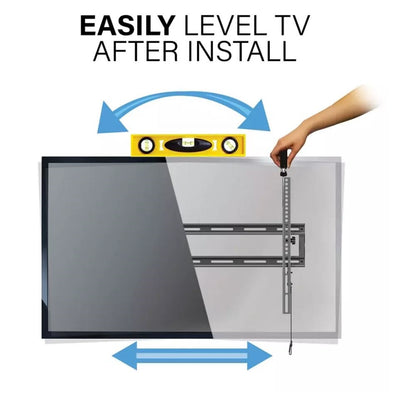 Sanus Decora Tilting TV Wall Mount for 42"-90" TVs, Tilts down 10° and up 5° to reduce glare and reflection - DLT2-B1