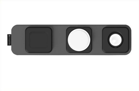 Mophie 3-in-1 Travel Charger with MagSafe 15W, Charge Up to 3 Devices Simultaneously, Designed for travel - WRLS-TRIFOLD-MS-WATCH-A