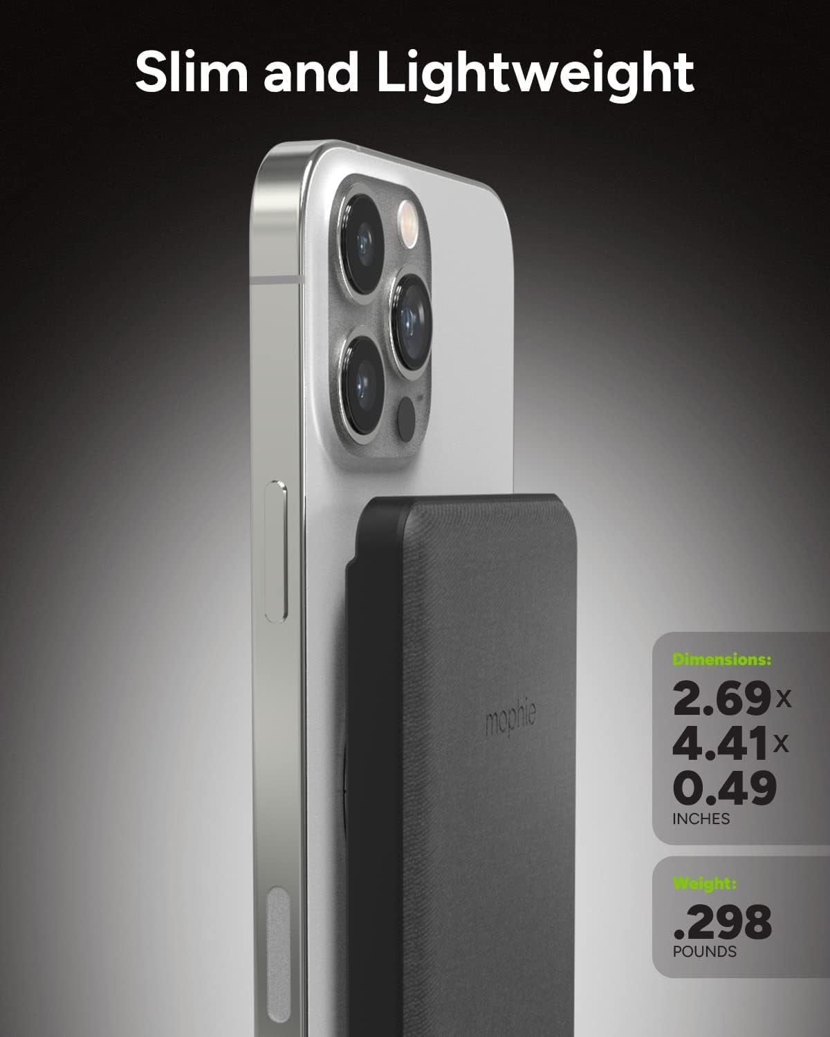 mophie Snap+ Juice Pack Mini 5,000 mAh Portable Charger MagSafe SNP-JP-MINI-5K