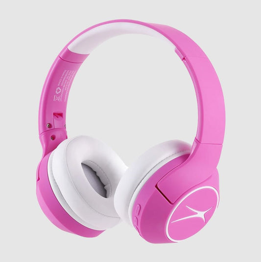 Altec Lansing Kid Safe Pro ANC Headphones Pink/White MZX4515T-PNKWO