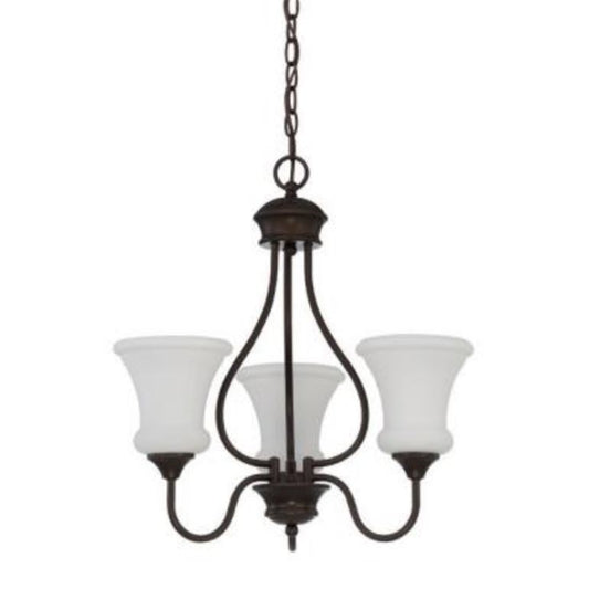 Sunset Lighting F23003-64 3 Light 100W VALARE Chandelier UP Provincial Bronze