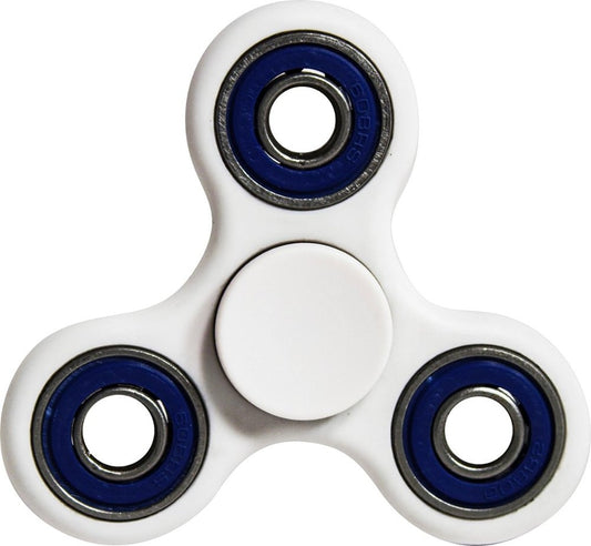 Fidgetly Fidget Spinner Toy Stress Reducer White/Blue 5001