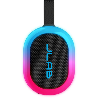 JLab Pop Party Portable Bluetooth Speaker Built-In RGB Lighting 5W SBPOPRBLK123