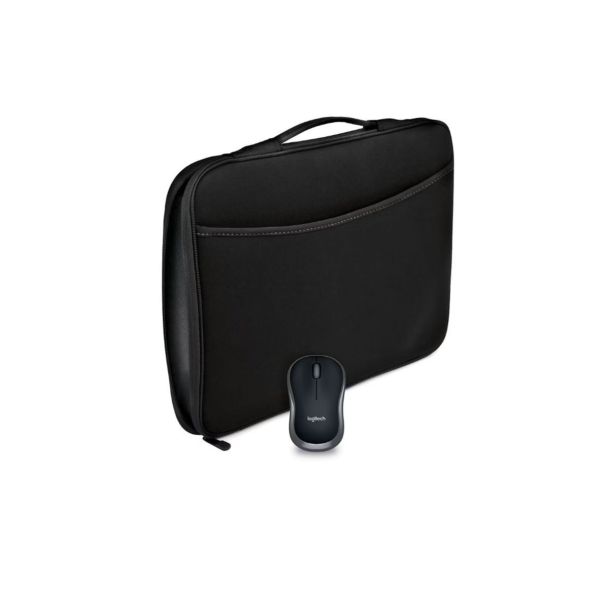 Logitech 16" Laptop Sleeve with M185 Wireless Mouse – Black, 910-007180