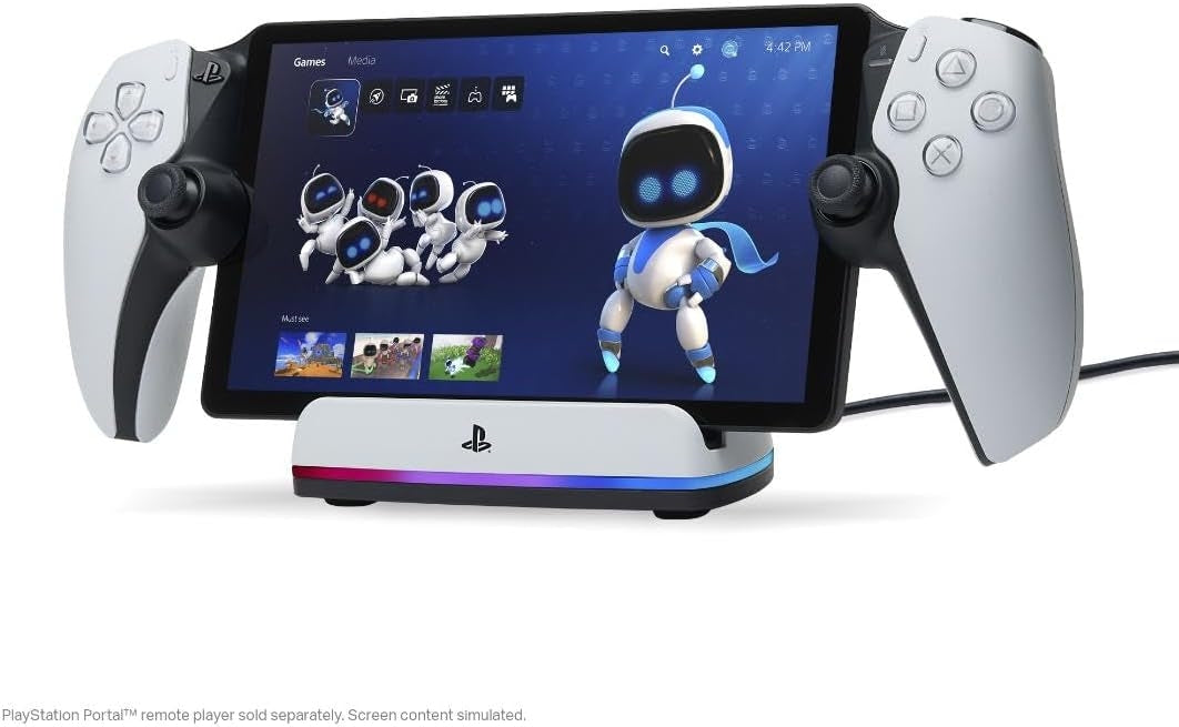 PowerA Charging Station for PlayStation Portal Remote Player with Lumectra