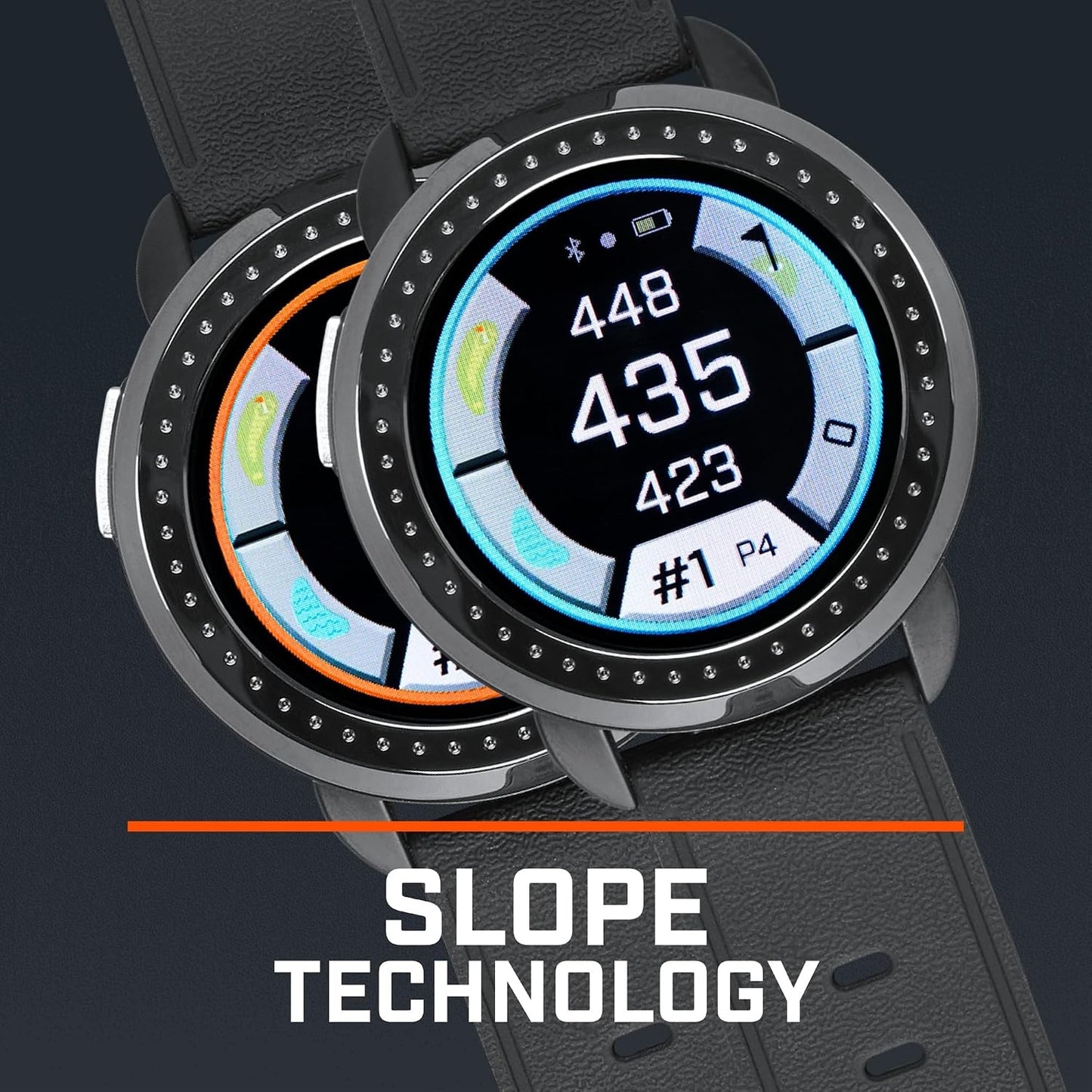 Bushnell - iON Elite 35.5mm Smart GPS Golf Watch - Black