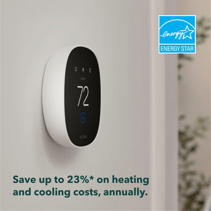 ecobee - Smart Thermostat Essential - Programmable Wi-Fi Thermostat - Works with Siri, Alexa, and Google