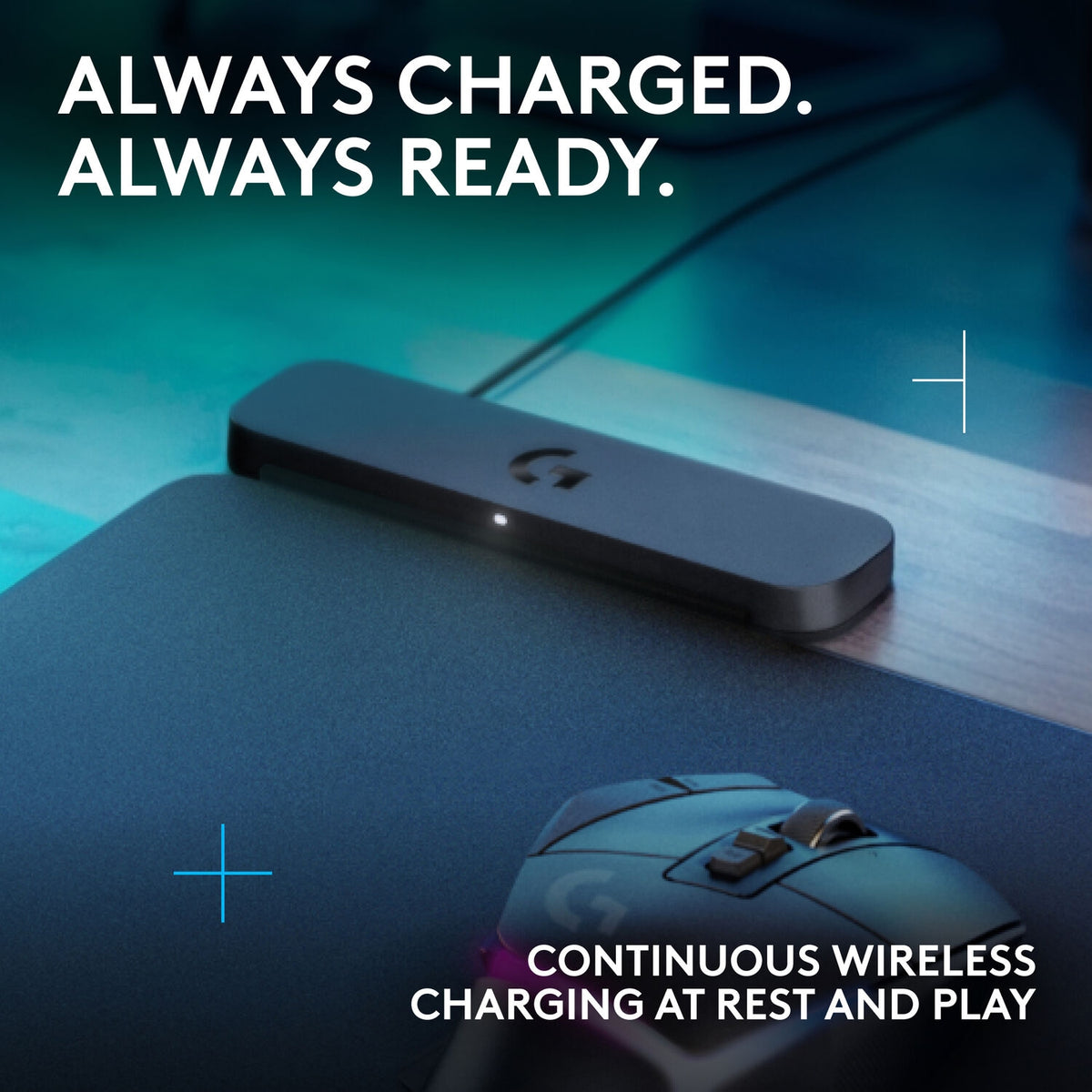 Logitech G POWERPLAY 2 Wireless Charging Pad Black 947-000001