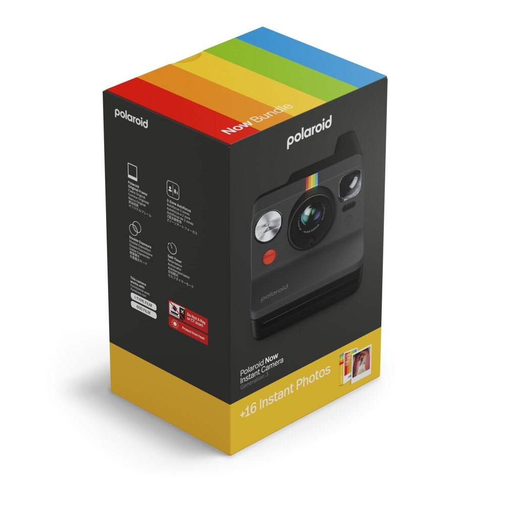 Polaroid Now 3rd Gen i-Type Instant Camera – Autofocus, Flash, USB-C
