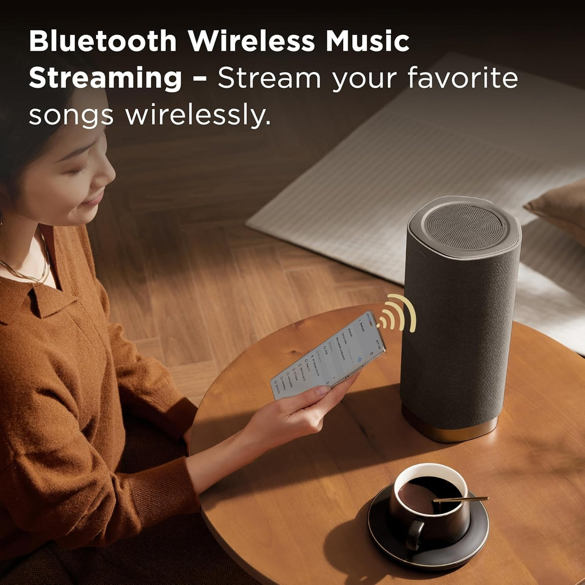 TCL Z100 Wireless Home Theater Speaker with Dolby Atmos FlexConnect Technology Black