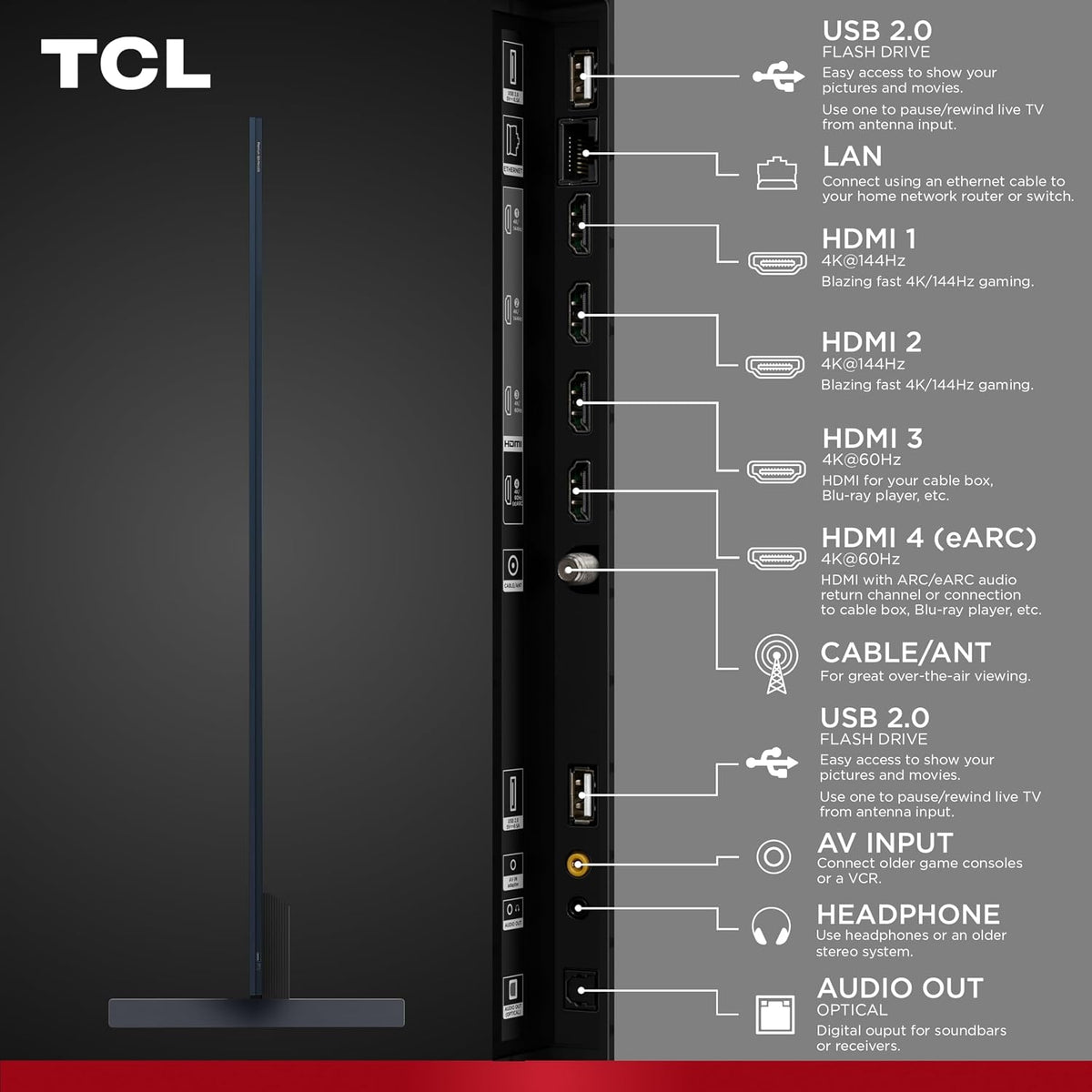 TCL 98" Class X11K Series 4K UHD HDR QD-Mini LED Smart TV with Google TV (2025) 98X11K
